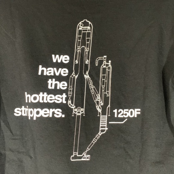 American Apparel Black & Gold Chemical Engineering T-Shirt - Picture 5 of 6